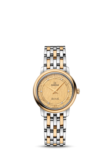 Omega De Ville 424.20.27.60.58.004 Champagne 27.40 mm Quartz