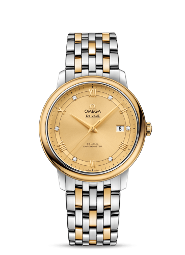 Omega De Ville 424.20.40.20.58.001 Champagne 39.50 mm Automatic