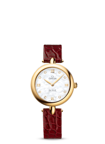 Omega De Ville 424.53.27.60.55.001 White 27.40 mm Quartz