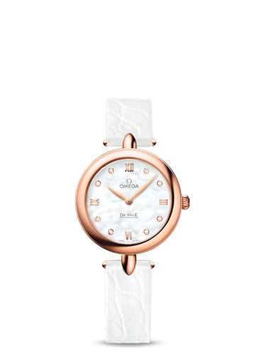 Omega De Ville 424.53.27.60.55.002 White 27.40 mm Quartz