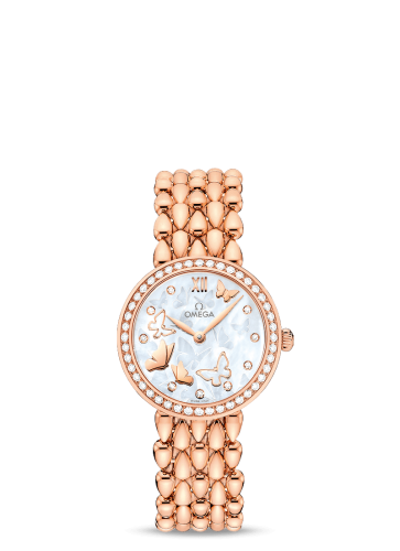 Omega De Ville 424.55.27.60.55.003 White 27.40 mm Quartz