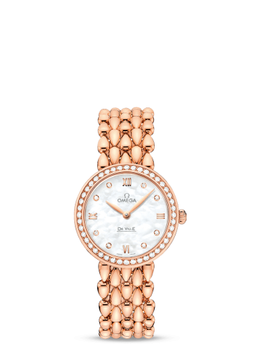 Omega De Ville 424.55.27.60.55.004 White 27.40 mm Quartz