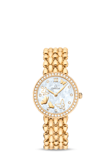 Omega De Ville 424.55.27.60.55.005 White 27.40 mm Quartz