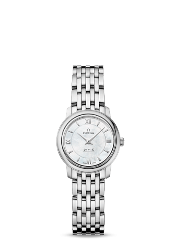 Omega De Ville 424.10.24.60.05.001 White 24.50 mm Quartz