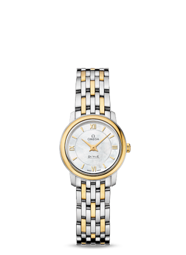 Omega De Ville 424.20.24.60.05.001 White 24.50 mm Quartz