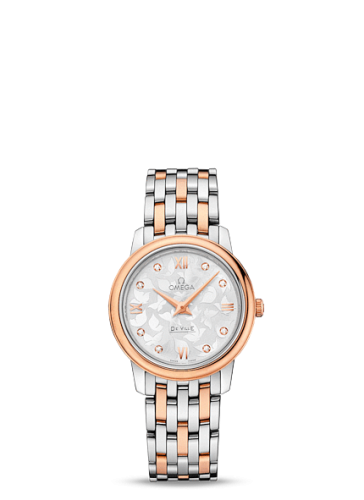 Omega De Ville 424.20.27.60.52.002 Silver 27.40 mm Quartz