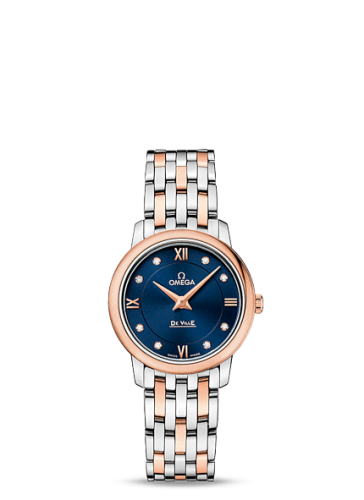 Omega De Ville 424.20.27.60.53.001 Blue 27.40 mm Quartz