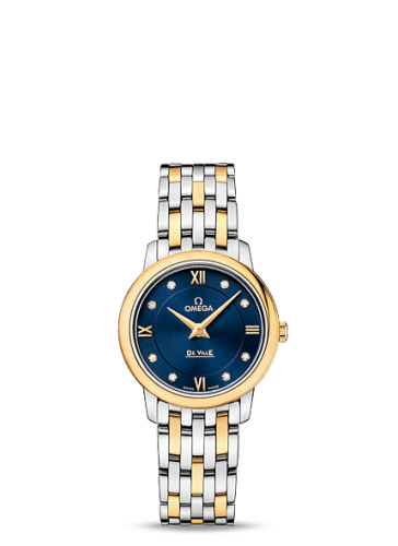 Omega De Ville 424.20.27.60.53.002 Blue 27.40 mm Quartz