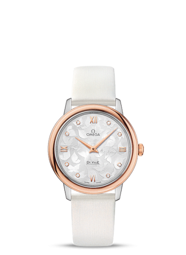 Omega De Ville 424.22.33.60.52.001 White 32.70 mm Quartz
