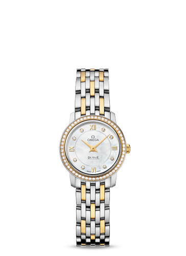 Omega De Ville 424.25.24.60.55.001 White 24.50 mm Quartz