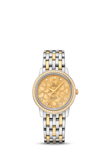 Omega De Ville 424.25.27.60.58.002 Champagne 27.40 mm Quartz