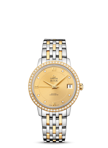 Omega De Ville 424.25.33.20.58.001 Champagne 32.70 mm Automatic