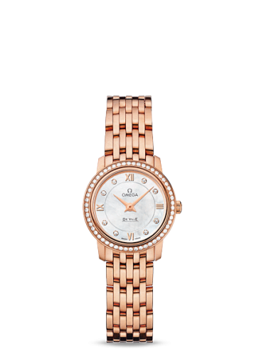 Omega De Ville 424.55.24.60.55.002 White 24.50 mm Quartz