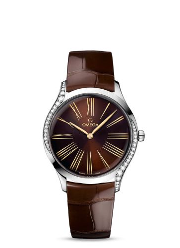 Omega Tresor 428.18.36.60.13.001 Brown 36.00 mm Quartz