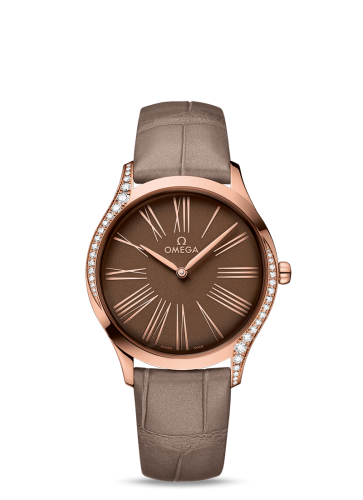 Omega Tresor 428.58.36.60.13.001 Brown 36.00 mm Quartz