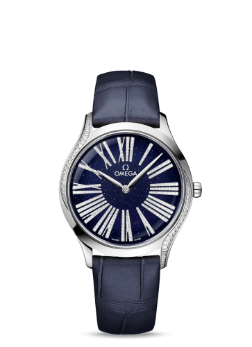 Omega Tresor 428.58.36.60.53.001 Blue 36.00 mm Quartz