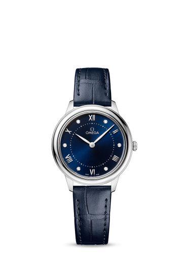 Omega De Ville 434.13.30.60.53.001 Blue 30.00 mm Quartz