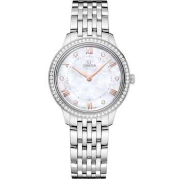 Omega De Ville 434.15.30.60.55.001 White 30.00 mm Quartz