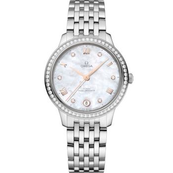 Omega De Ville 434.15.34.20.55.001 White 34.00 mm Automatic