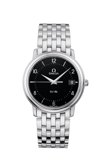 Omega De Ville 4510.50.00 Black 34.40 mm Quartz