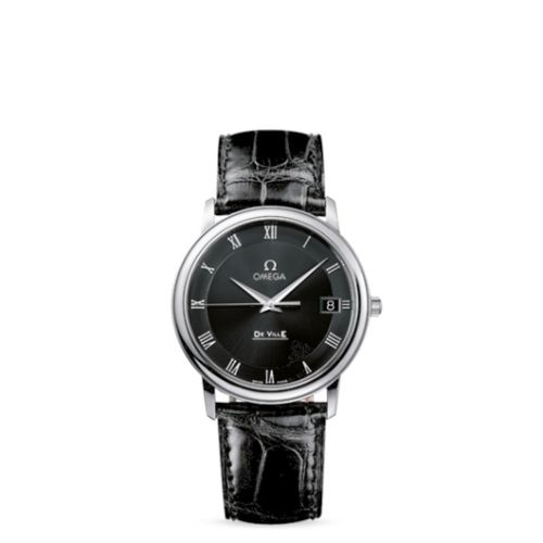 Omega De Ville 4810.52.01 Black 34.40 mm Quartz