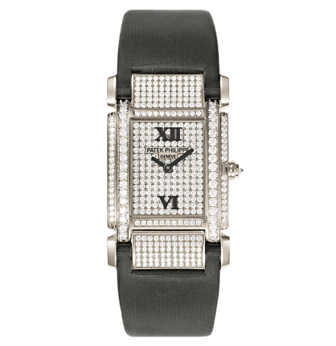 Patek Philippe Twenty~4 4910G-001 Paved 25.00 mm Quartz