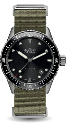 Blancpain Fifty Fathoms 5000-1230-NAKA Black 43.00 mm Automatic