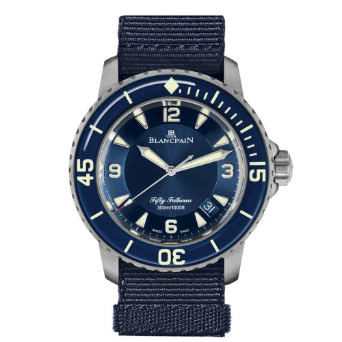 Blancpain Fifty Fathoms 5015-12B40-NAOA Blue 45.00 mm Automatic