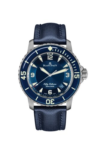 Blancpain Fifty Fathoms 5015-12B40-O52A Blue 45.00 mm Automatic