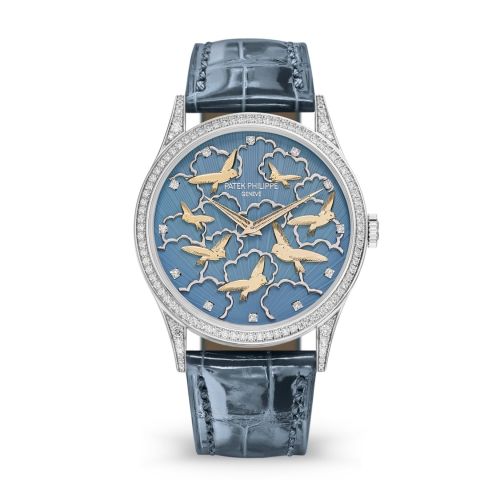 Patek Philippe Calatrava 5077/101G-010 Blue 37.00 mm Automatic