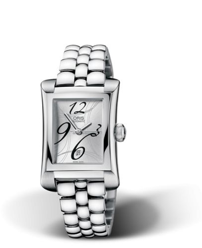 Oris Rectangular 01 561 7620 4061-07 8 16 75 Silver 25.90 mm Automatic
