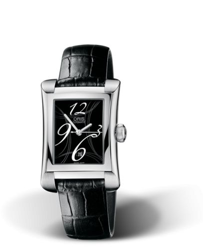 Oris Rectangular 01 561 7620 4064-07 5 16 72 Black 25.90 mm Automatic