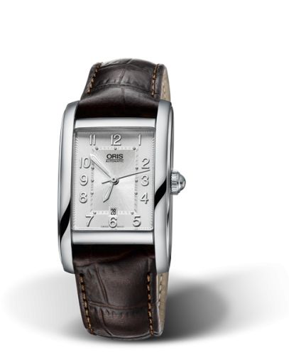 Oris Rectangular 01 561 7692 4061-07 5 18 20FC Silver 25.00 mm Automatic