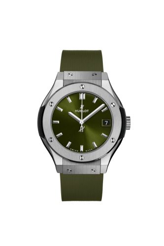 Hublot Classic Fusion 581.NX.8970.RX Green 33.00 mm Quartz
