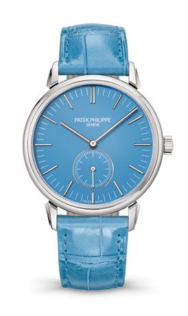 Patek Philippe Calatrava 6127G-010 Blue 36.00 mm Handwound
