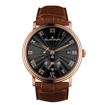 Blancpain Villeret 6606-3630-55B Black 40.00 mm Handwound