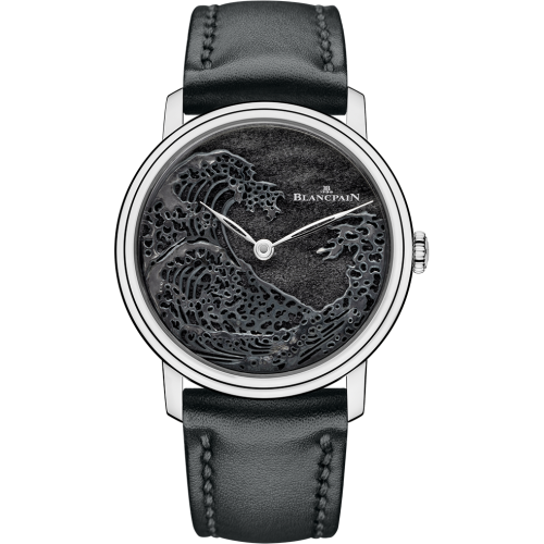 Blancpain Villeret 6612-3433-63AB Black 40.00 mm Automatic