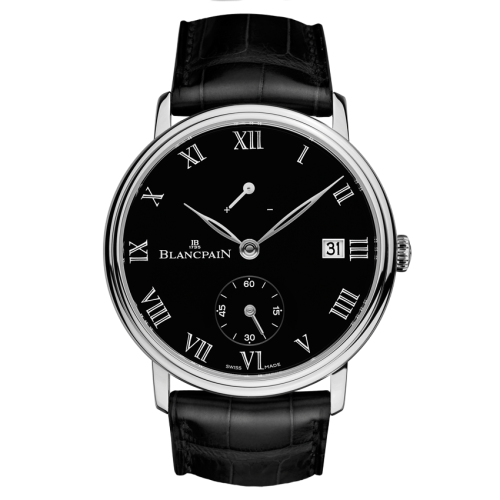 Blancpain Villeret 6614-3437-55B Black 42.00 mm Handwound