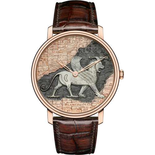 Blancpain Villeret 6615-3616-55B -1 Grey 45.00 mm Handwound