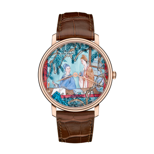 Blancpain Villeret 6615C-3631-55B - 5 Blue 45.00 mm Handwound