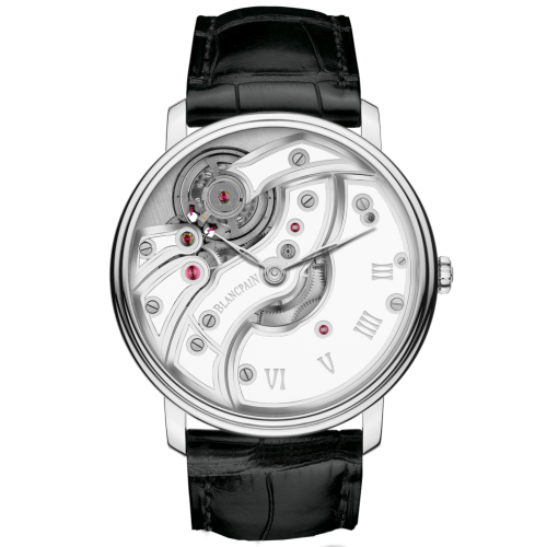 Blancpain Villeret 6616-1527-55B Skeleton 43.00 mm Handwound