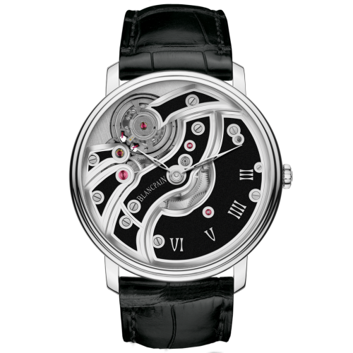 Blancpain Villeret 6616-1530-55B Skeleton 43.00 mm Handwound
