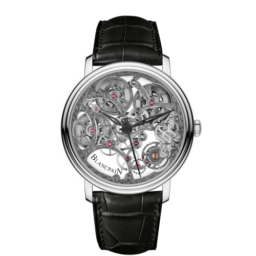 Blancpain Villeret 6633-1500-55B Skeleton 38.00 mm Handwound