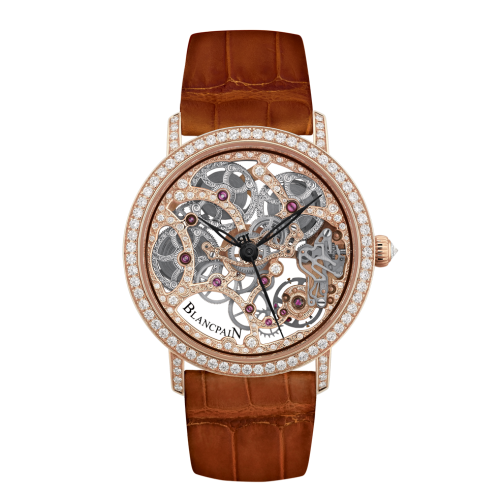 Blancpain Villeret 6633-2900-55B Skeleton 38.00 mm Handwound