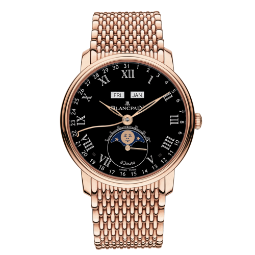 Blancpain Villeret 6639-3637-MMB Black 42.00 mm Automatic