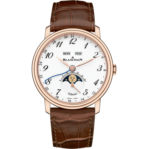 Blancpain Villeret 6639A-3631-55B White 42.00 mm Automatic