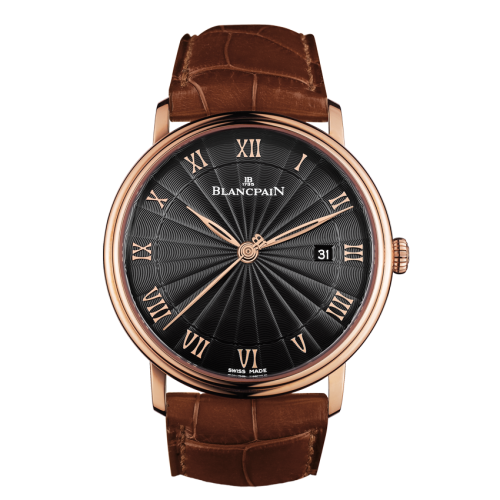 Blancpain Villeret 6651-3630-55B Black 40.00 mm Automatic