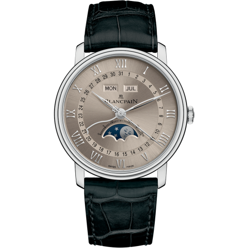 Blancpain Villeret 6654-1504-55 Grey 40.00 mm Automatic