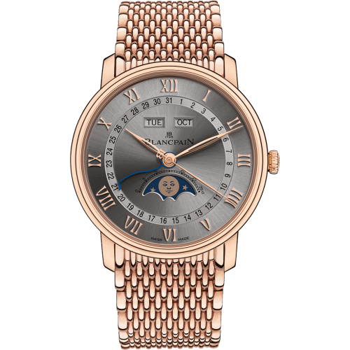 Blancpain Villeret 6654-3613-MMB Grey 40.00 mm Automatic