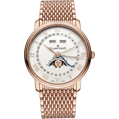 Blancpain Villeret 6654-3642-MMB White 40.00 mm Automatic